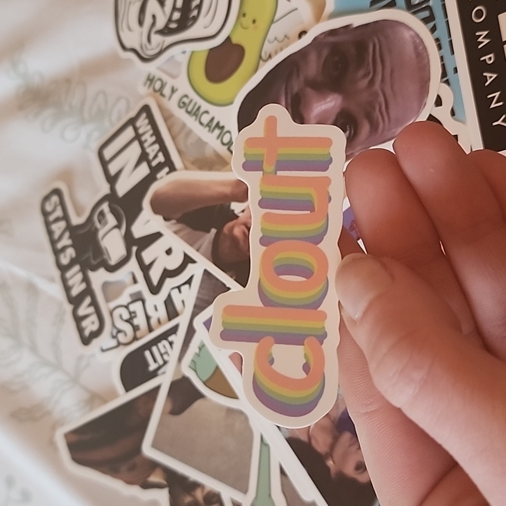 10/$10 Clout Vinyl Sticker